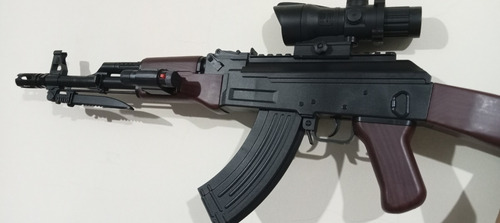 Rifle Juguete Airsoft Ak-47 Automática Hidrogel - Navidad