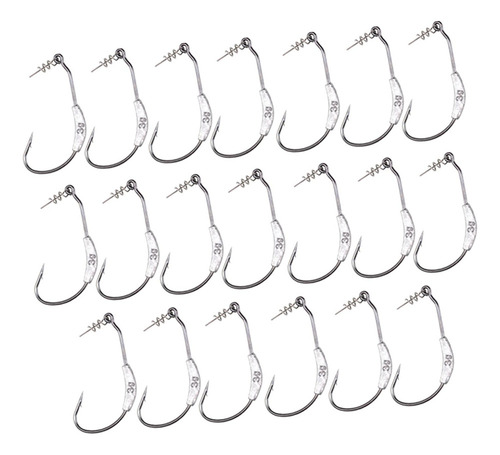 Xian 20x Anzuelos Ponderados, Accesorios For Aparejos De 3g