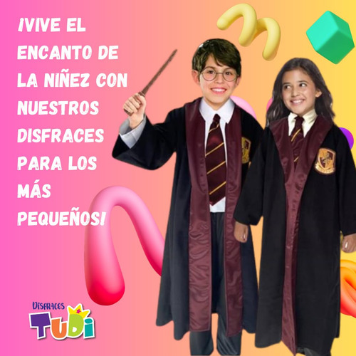 Túnica De Mago Para Cosplay No Incluye Lentes Ni Varita