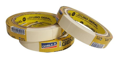 Cinta De Enmascarar Blanco 24mm. Doble A