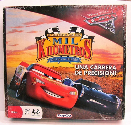 Cars Juego De Mesa Mil Kilómetros C Tablero Toyco Canalejas