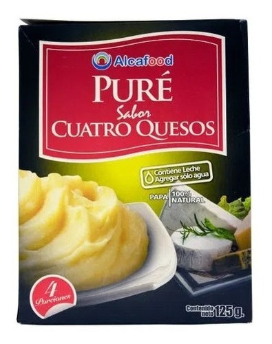 Pure De Papas Cuatro Quesos Alcafood 125gr