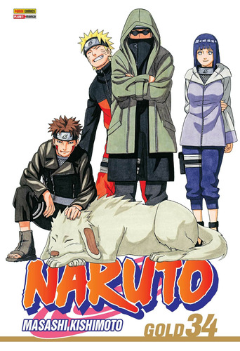 Naruto Gold Vol. 34, de Kishimoto, Masashi. Editora Panini Brasil LTDA, capa mole em português, 2018