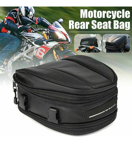 Moto Bolsa De Asiento Trasero Para Motocicleta Bolsa