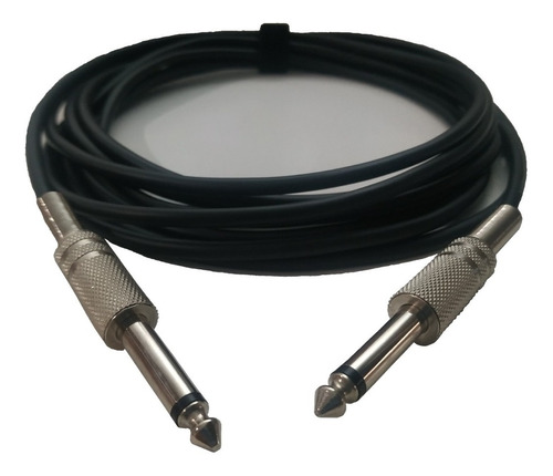 Cable De Instrumento Linea Plug A Plug Guitarra Y Bajo 3 Mt