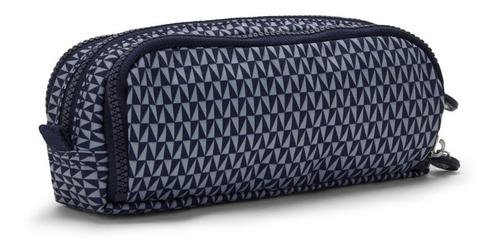 Imagem 2 de 4 de Estojo Triplo Gitroy Kipling Envio Grátis Estampa Azul