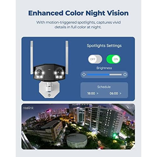 Cámara De Seguridad Wifi 4k De Reolink Ángulo Amplio,...