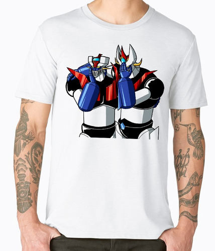 Playeras Cleen Alexer Mazinger Z  Y Gran Mazinger Mod 7