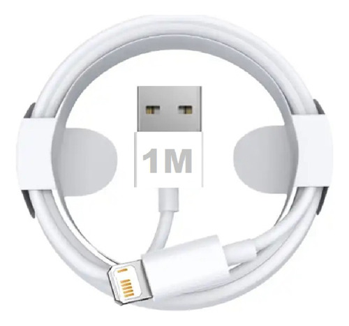 Cable De Cargador Usb Para iPhone, iPad, iPod De 1 Metro