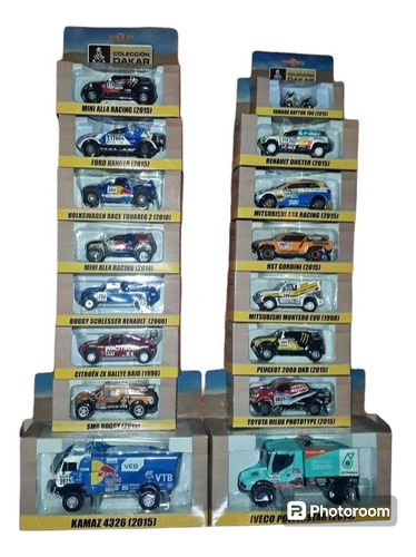 Coleccion Completa Paris Dakar 16 Unidades