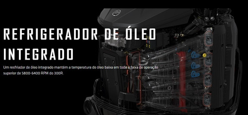 Motor De Popa Mercury 300 Hp L 4t Racing + Frete E/t Poddium