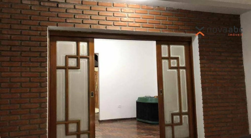 Sobrado Com 3 Dormitórios Para Alugar, 200 M² Por R$ 6.000/mês - Jardim - Santo André/sp - So0216