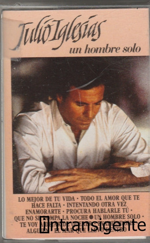 Julio Iglesias - Un Hombre Solo (cassette 1987 Kct)