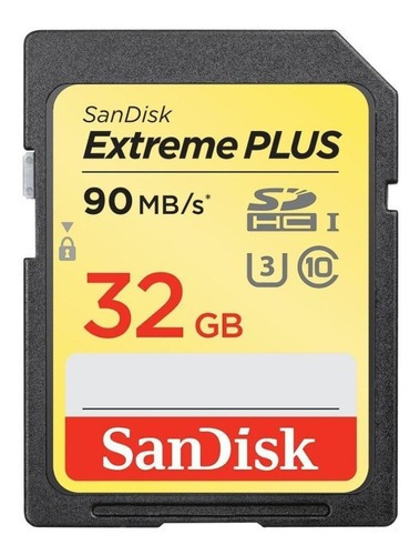 Tarjeta De Memoria Sandisk Sdhc Uhs-i Extreme Plus 32gb