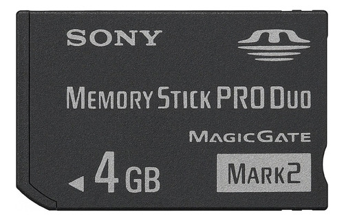 Memoria Micro M2 Memory Stick 4gb Pro Duo Mark2 Fullhd Sony