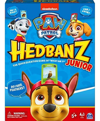 Hedbanz Junior Paw Patrol, Juego De Mesa De Adivinar Imágene