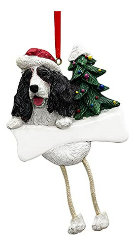 Springer Spaniel Ornamento Con Steam  Colgando Piernas  Pint