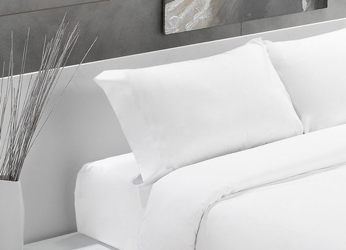 Imagen 8 de 8 de Funda De Almohada Hotelera King Size 100x50 Puro Algodon