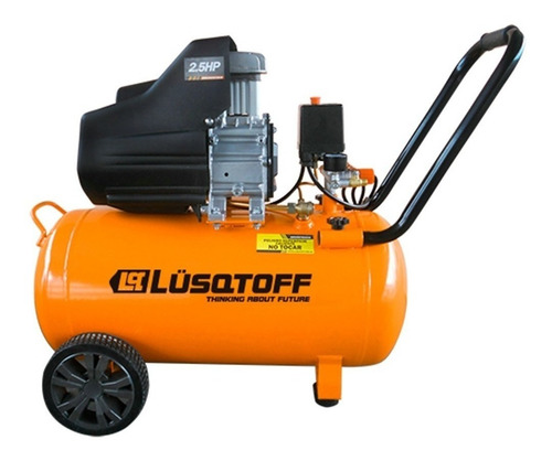 Compresor de aire eléctrico portátil Lüsqtoff LC-3550BK 50L 3.5hp 220V 50Hz naranja