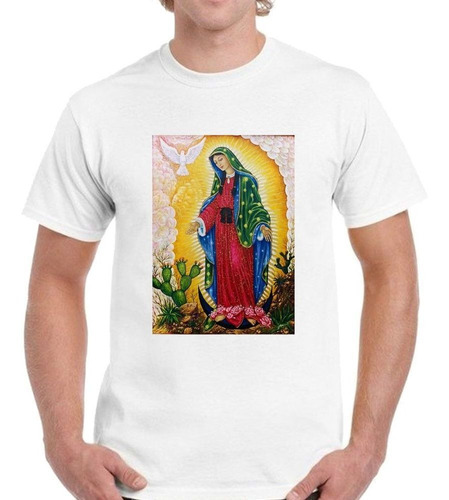 Remera De Hombre Virgen De Guadalupe Espiritu Santo