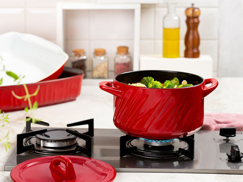 Conjunto Panelas Cerâmica Twist+ 5 Peças - Pomodoro - Ceraflame