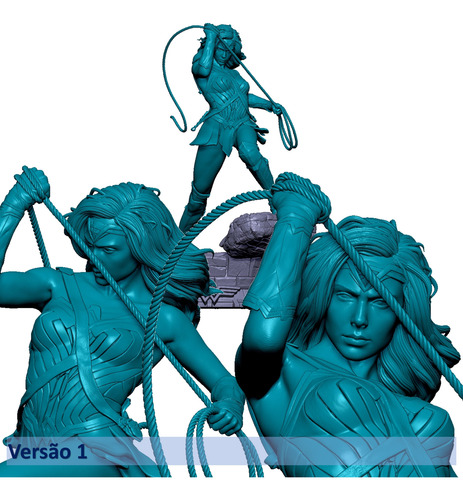 Mulher Maravilha 3d Stl - Pacote 8 Versões (gal Gadot)