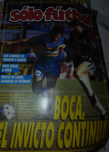 Revista Solo Futbol Boca El Invicto Continua 1992