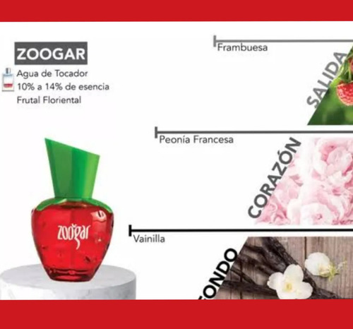 2 Zoogar Fresa Jafra Para Mujer + Envio Gratis Inmediato