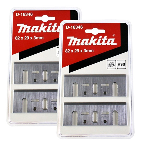 Cuchillas Para Cepillo Anchas 82mm Makita D-16346 2pzs