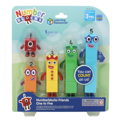 Figuras Number Blocks Cuenta 1 A 5 Original Educativos Hand2