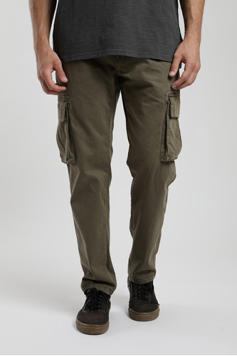 Pantalón Hombre Cargo Verde Froens