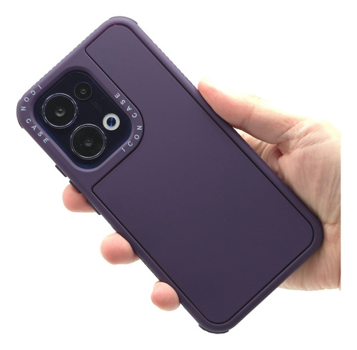 Funda 3 En 1 Para Oppo Reno 13 5g Case Uso Rudo Protector Supreme - Violeta Oppo Reno 13 5g