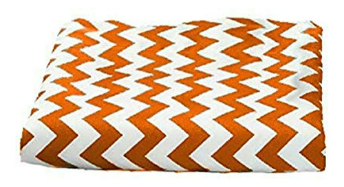 Edredón Bkb Chevron Para Niños Pequeños, Naranja