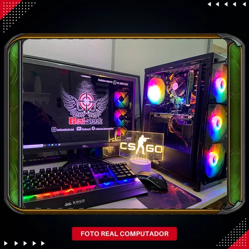 PC Gamer Completo Barato com Monitor, Teclado, Mouse e Cadeira Gamer