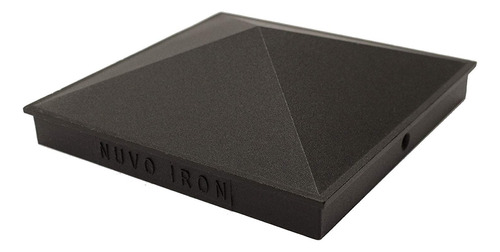 Nuvo Iron Pcp3 X 5 1 2  Tapa Piramide Para Poste Color Negro