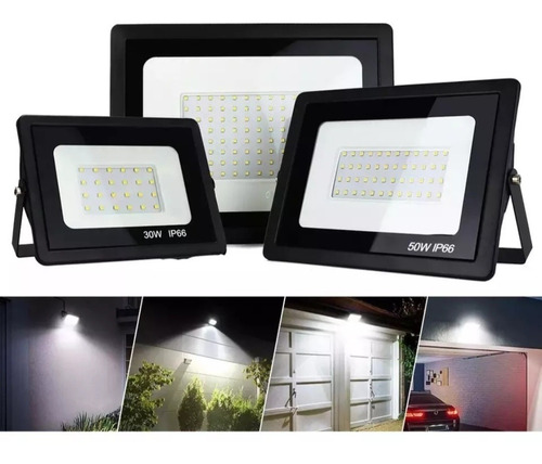 Reflector Led 10w - 30w - 50w - Luz Blanca ( Menor Y Mayor )