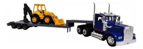 Comprar Juguete Trailer Lowboy Kenworth W900 Retroexcavadora 1:43