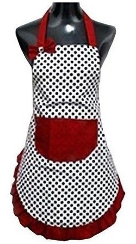 Hyzrz Lovely Lady Dot Coqueta Lienzo Funny Apron Restaurant 