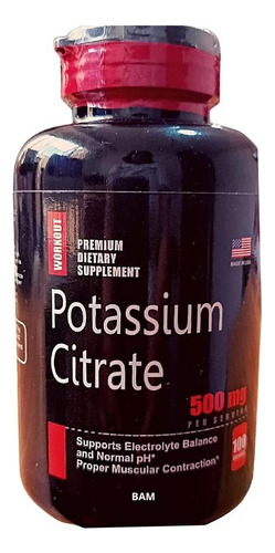 Potassium Citrate X 100 Cp. Usa - Unidad a $795