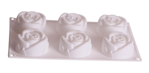 Molde De Silicona Rosas. Ideal Jabones O Velas