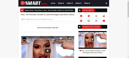 S M Art Tube Blogger Template - Versão Premium