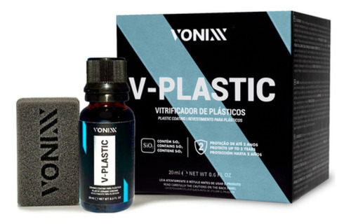 Vitrificador Para Plástico Automotivo V-plastic Vonixx 20ml