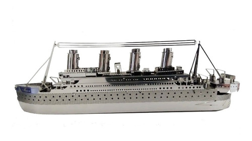 Barco Rms Titanic Rompecabezas Metálico 3d 