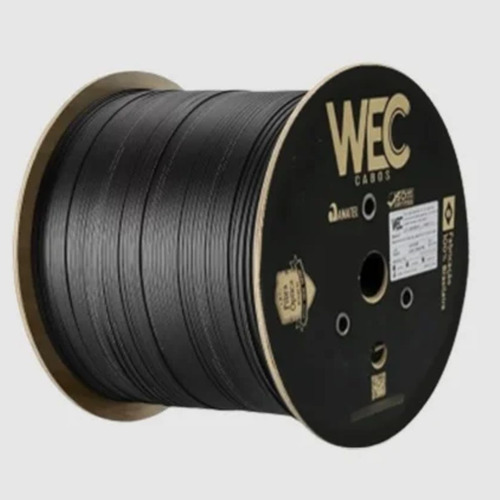 Cabo Fibra Óptico Mini Drop Wec, 1fo C/1km - Sustentável.