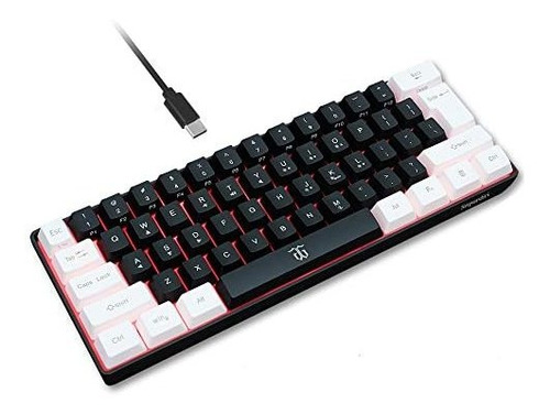 Teclado Para Juegos Snpurdiri 60% Con Cable  Sensación