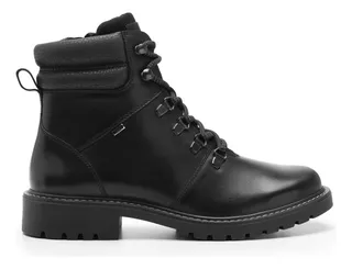 Botas Urbanas Flexi Outdoors Mujer 37819 Negro Piel Cierre