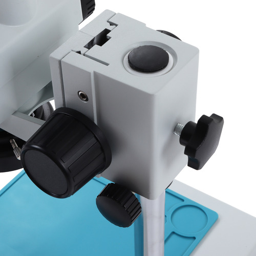 Microscopio Estéreo Con Zoom Trinocular, Pantalla Lcd Digita