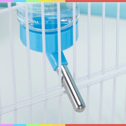 Bebedero Botella 125ml Plastico Hamster / Conejo / Cuyi