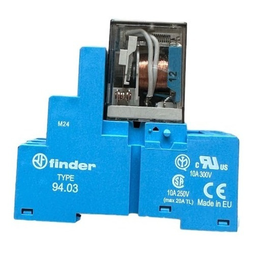 55.33.9.012 Relevador Más Base 94.03 Finder 12vcd