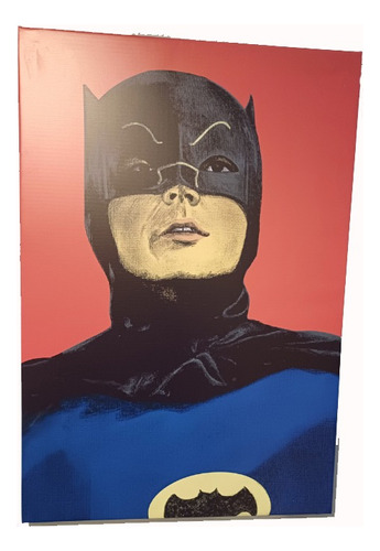 Cuadro Batman - 82x55 Cm - Edición Limitada Color Batman 1966